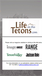 Mobile Screenshot of lifeinthetetons.com